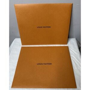 Louis Vuitton LOGO‎ Multi Purpose Gift Envelopes Set of 2 Orange